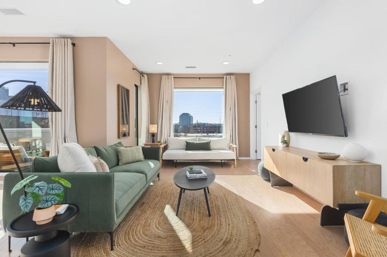 Penthouse With Patio Walk To Downtown 3 Bedrooms 5 Beds Nashville Luaran gambar