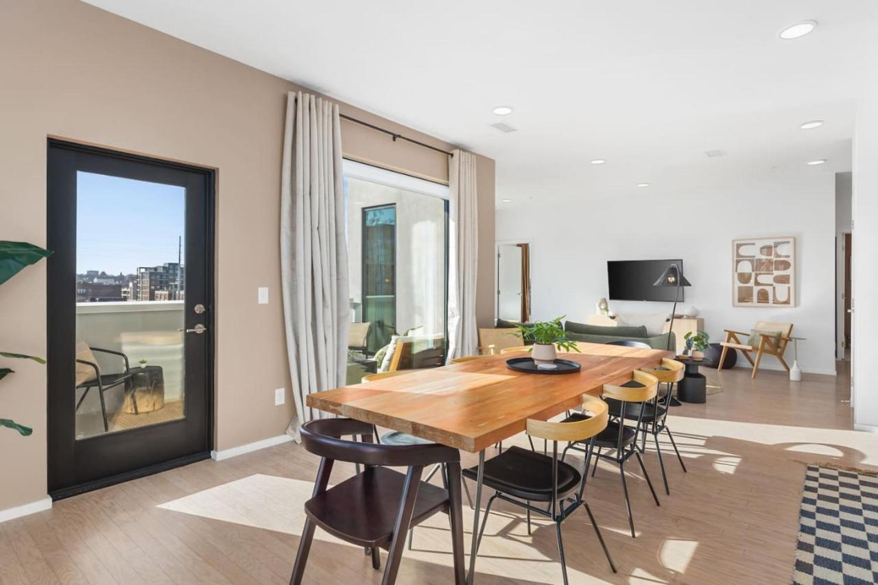 Penthouse With Patio Walk To Downtown 3 Bedrooms 5 Beds Nashville Luaran gambar