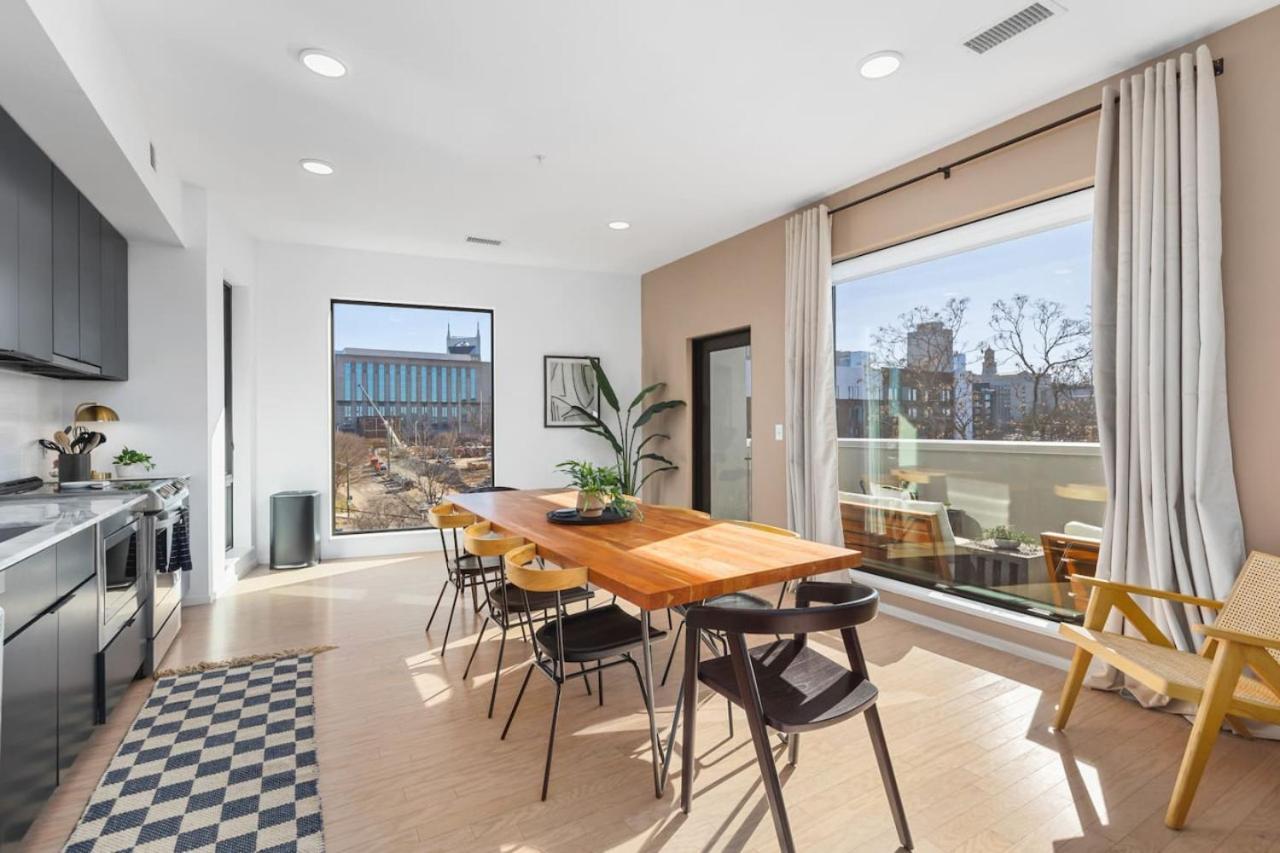 Penthouse With Patio Walk To Downtown 3 Bedrooms 5 Beds Nashville Luaran gambar